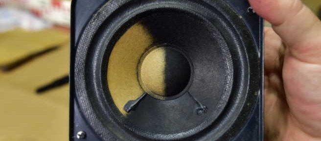 How do you fix speaker cone damage?